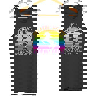 Rainbow Unicorn Breaking Hearts Ripping Farts Tank Top - Monsterry