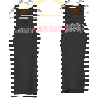 Rancho Santa Fe California Souvenir Trip College Style Text Tank Top - Monsterry