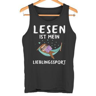 Reading Books Chain Reader Bookworm Book Lovers Saying Tank Top - Geschenkecke