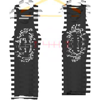Real Cars Don't Shift Themselves Six Speed Drifting Tank Top - Monsterry