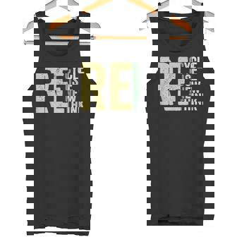 Recycle Reuse Renew Rethink Earth Day Environmental Activism Tank Top - Monsterry