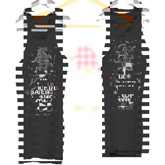 Red Buffalo Plaid Matching The BACHELOR Gnome Christmas Tank Top - Monsterry