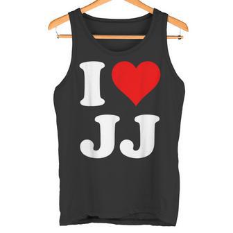 Red Heart I Love Jj Tank Top - Geschenkecke