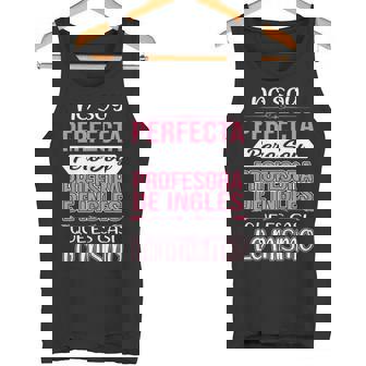 Regalo Perfecta Profesora De Inglés Para Dia De La Madre Camiseta sin mangas - Regaloses
