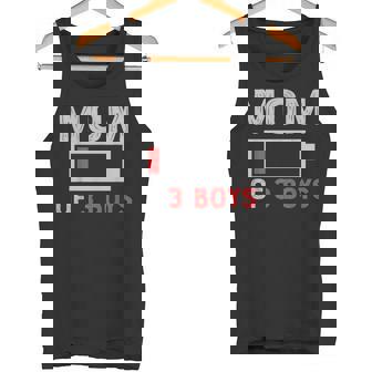 Regalos Para Mamá De 3 Niños De Hijo Hija Día De La Madre Camiseta sin mangas - Regaloses