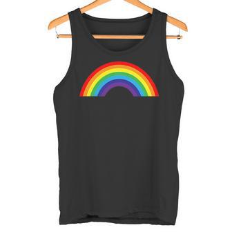 Regenbogen Mit Schönen Bunten Farben Retrointage Tank Top - Geschenkecke