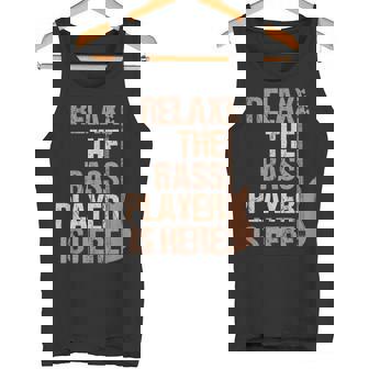 Relax The Bass Player Is Here Guitarrista De Bajo Regalo Camiseta sin mangas - Regaloses