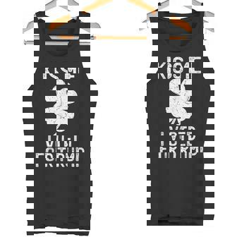 Republican St Patricks Day Kiss Me I Voted For Trump Tank Top - Monsterry