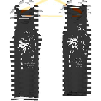 Rest In Peace Parrot Palm Tree Music Lovers Remembrance Tank Top - Monsterry