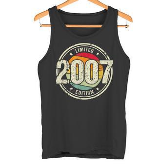 Retro 16 Yearsintage 2007 Limited Edition 16Th Birthday Tank Top - Geschenkecke