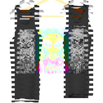Retro For Alien Lovers Ufo Abduction Team Alien Tank Top - Geschenkecke