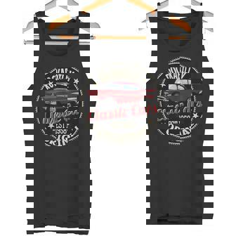 Retro Car 50s Rockabilly American Classic Cars Vintage Shirt Tank Top - Monsterry