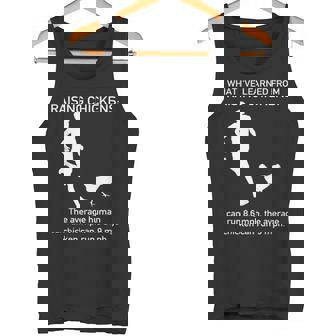 Retro I Love Chasing Chicken Farmer Tank Top - Monsterry