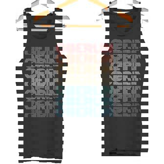 Retro Oberlin Ohio Vintage 80s Style Tank Top - Monsterry