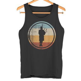 Retrointage Bagpipe Musician Bagpipe Player Tank Top - Geschenkecke