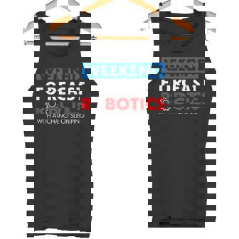 Robotics Build Season Shirt Weekend Forecast Robotics Tank Top - Monsterry