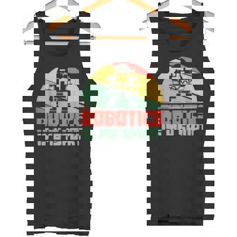 Robotics Is My Sport AI Robot Engineering Engineers Tank Top - Monsterry