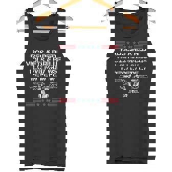Roses Are Red Violets Are Blue I Love My Guns Pew Pew Pew Tank Top - Monsterry
