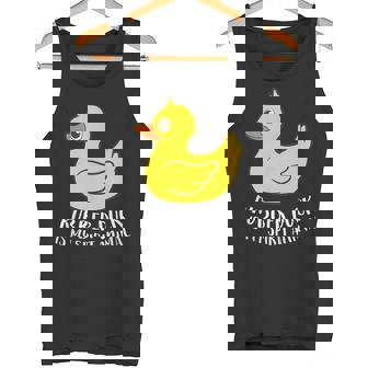 Rubber Duck Spirit Animal Duck Tank Top - Monsterry