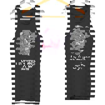 I Run Mile Can You Cute Running Elephant Animal Kids Tank Top - Monsterry