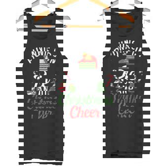 Running On Pie And Christmas Cheer Tank Top - Monsterry