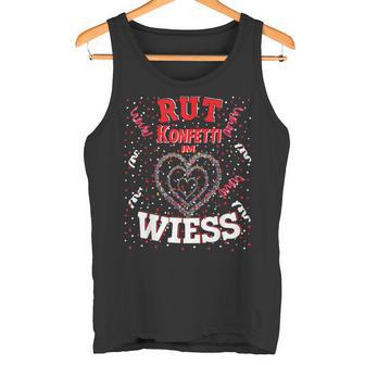 Rut Wiess Carnival Costume Cologne Red Confetti In Heart Tank Top - Geschenkecke