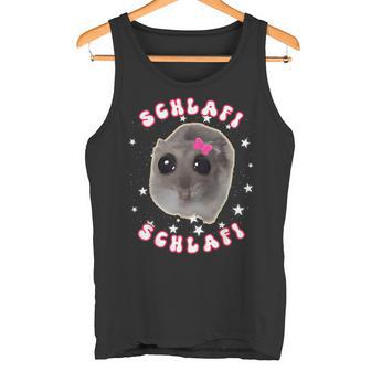 Sad Hamster Schlafi Pyjamas Cute Hamstie Meme Tank Top - Geschenkecke