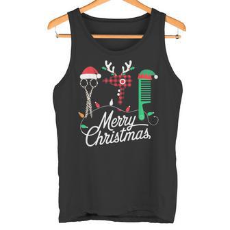 Salon Tools For Festive Christmas Hairdresser Merry Christmas Tank Top - Geschenkecke