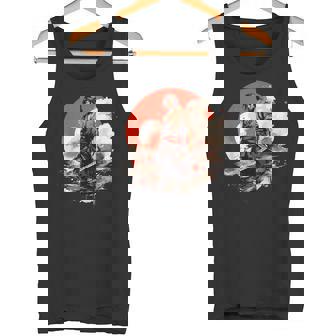 Samurai Hombres Guerrero Japonés Ninja Hombres Kawaii Camiseta sin mangas - Regaloses