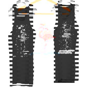 Santa Sloth Ridding Flamingo Reindeer Xmas Sloth Flamingo Tank Top - Monsterry