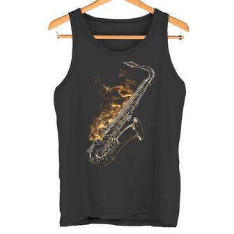 Saxophone Instrument De Musique Motif Illustration Saxophone Débardeur e - Cadeauxyz