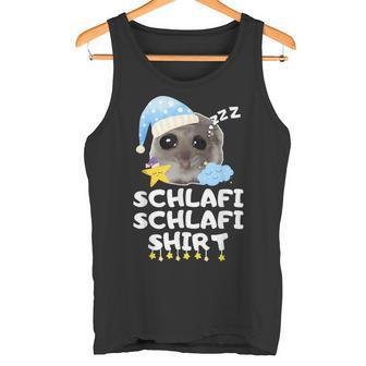 Schlafi Schlafi Sad Hamster Cute Hamstie Tank Top - Geschenkecke