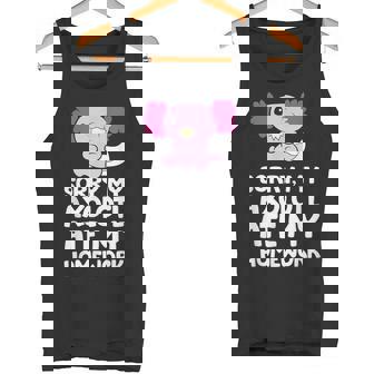 School Axolotl Mein Axolotl Hat Meine Homework Gessen Sweet Axolotl Tank Top - Geschenkecke