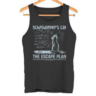 SchröDingers Cat The Escape Plan Science Teacher Tank Top - Monsterry