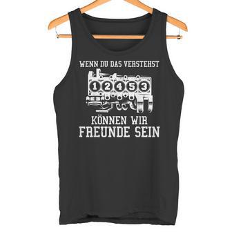 Screwdriver Car Mechatronics 5 Cylinder Car Mechanic Tank Top - Geschenkecke