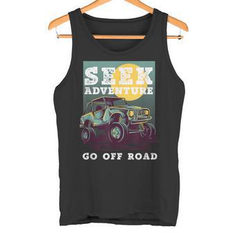 Seek Adventure 4x4 Off Road Buggy Mudding 4 Wheel Drive Tank Top - Monsterry