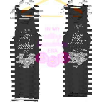 In My Setting Boundaries Era Pink Flowers Tank Top - Monsterry