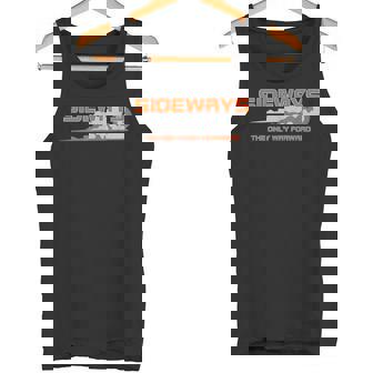 Sideways The Only Way Forward Drifting Motor-Sport Tank Top - Monsterry