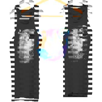 Silkie Chickens In The Galaxy Silkie Chicken Tank Top - Monsterry