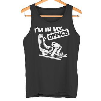 Sim Racing Büro Sprüche Gaming Racer Symbol Tank Top - Geschenkecke