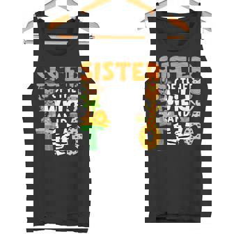 Sister Of The Wild And Two 2 Zoo Theme Party Safari Jungle Tank Top - Monsterry