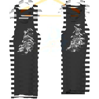 Skull Halloween Skeleton Gun Grim Reaper Sugar Skull Cool Premium Tank Top - Monsterry