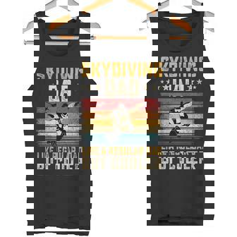 Skydiving Dad Like Regular Dad But Cooler Father's Day Tank Top - Monsterry