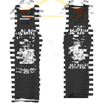 Sleeping Rabbit Hasi Tired Hasi Sleeping S Tank Top - Geschenkecke