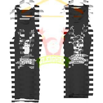 Sleigher Heavy Metal Music Santa Christmas Camiseta sin mangas - Regaloses