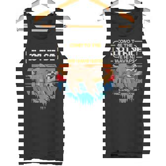 Come To The Sloth Side We Have Naps Lazy Animal Tank Top - Monsterry