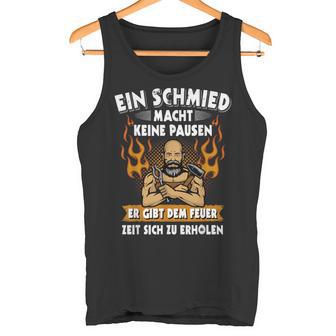 Smith Forged Apron Anvil Saying Man Fun Tank Top - Geschenkecke