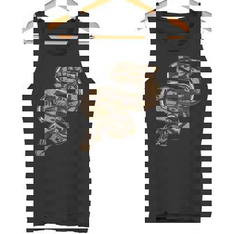 Snake Costume Reptile Scales Rattlesnake Snake Tank Top - Monsterry
