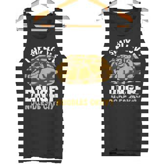 Snake Enthusiast Danger Noodle Reptile Keeper Burmese Python Tank Top - Monsterry