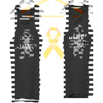 MY SON IS MY SUPERHERO LEUKEMIA AWARENESS MONTH T SHIRT Tank Top - Monsterry
